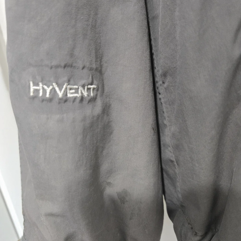 The North Face HyVent Waterproof Windbreaker Jacket Men Sz Large Army Green Gray